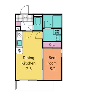 イースタンヒルズ東山公園【2階】の間取り