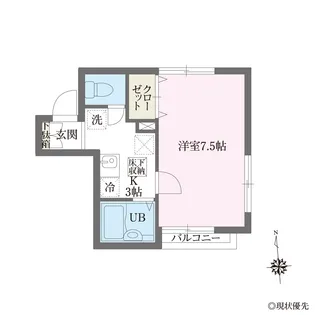 ティエラ日進【1階】の間取り