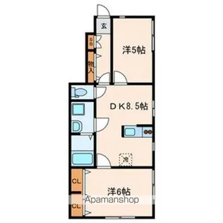 La Campanella(ラカンパネラ)【1階】の間取り