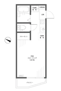ラ・ヴィール杉田【2階】の間取り