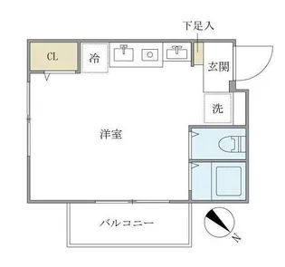 KeyLink北馬込【2階】の間取り