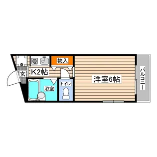 ビバーチェ長束【3階】の間取り