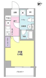 メインステージ白金高輪駅前【2階】の間取り