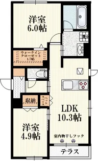 東京都杉並区本天沼1【マンション】の間取り