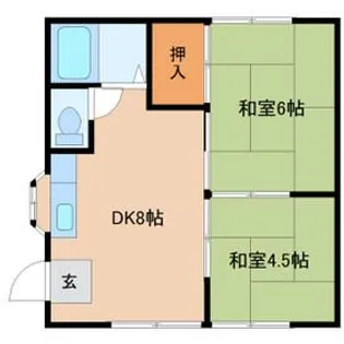 千葉県大網白里市南横川【一戸建】の間取り