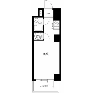 いづみハイツ茅場町【7階】の間取り