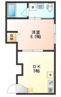 ピアーチェ中野坂上【1階】の間取り
