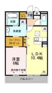 カーサヴェルデ鶴見【1階】の間取り