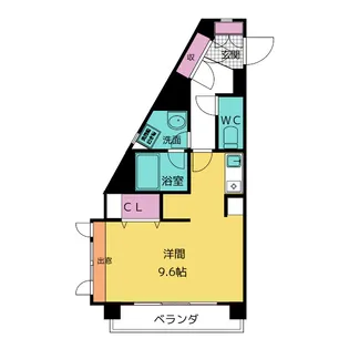 アブレスト原【10階】の間取り