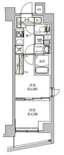 ECREDE上板橋【2階】の間取り