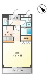 神奈川県小田原市蓮正寺【マンション】の間取り