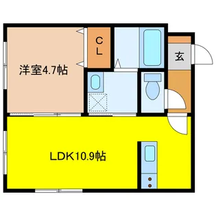北海道千歳市幸町2【マンション】の間取り