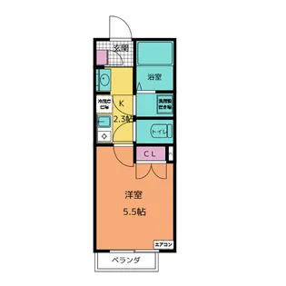 Ciel fleur【2階】の間取り