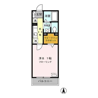 ブランコート【1階】の間取り