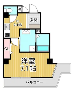 ONLYONE伊丹駅前【3階】の間取り