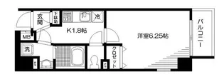 東京都中野区中野3【マンション】の間取り