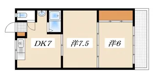 第1イスズビル【4階】の間取り