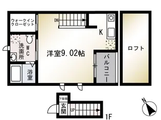 Palma Foresta(パルマフォレスタ)【2階】の間取り