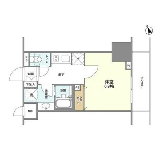 BLESS蔵前【3階】の間取り