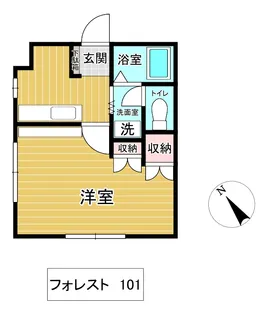 フォレスト【2階】の間取り