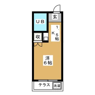 東京都品川区小山6【アパート】の間取り