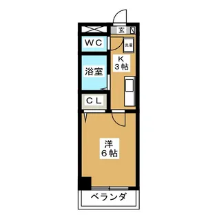 LA MAISON OGIKUBO【1階】の間取り