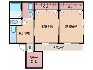アイランドビル4【2階】の間取り