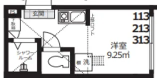 Nano上落合【2階】の間取り
