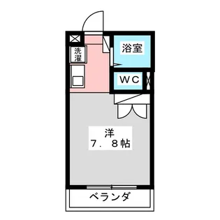 パレス川尻【1階】の間取り