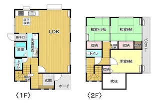山口県岩国市南岩国町2【一戸建】の間取り