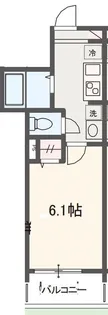 MELDIA稲城長沼【2階】の間取り
