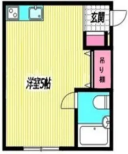 クロノス東中野West【2階】の間取り