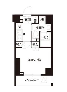 レジディア白金高輪【2階】の間取り