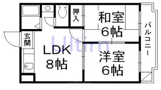 VIP一言寺【2階】の間取り