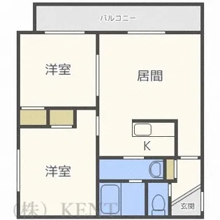 プレジデントイーストII【3階】の間取り