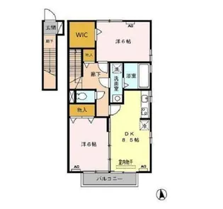 リビングタウン鵜沼【2階】の間取り