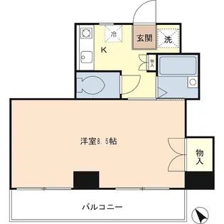 レスポアール・シルク【3階】の間取り