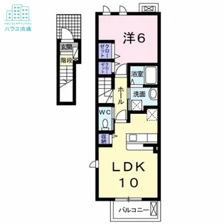 エミネント Fuji A【2階】の間取り