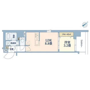 アーバネックス日本橋横山町【4階】の間取り