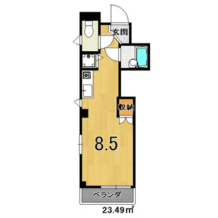 カサ・デ・ピソ・伊豆蔵【2階】の間取り