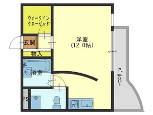 ユアアーク【5階】の間取り