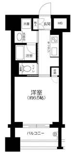 ステージグランデ新川【5階】の間取り