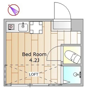 リーベ中目黒【2階】の間取り