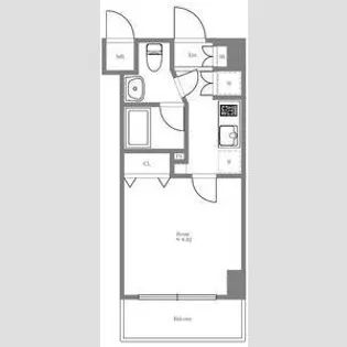 プレール・ドゥーク東京NORTHII【8階】の間取り