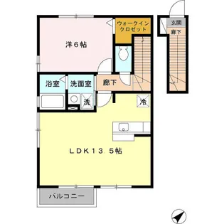 グリーンコートN【2階】の間取り