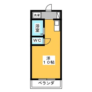 サンハイツ上大之郷【2階】の間取り