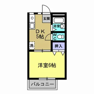 サニーサイド南大沢A【1階】の間取り