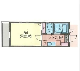 ヒルズ反町【2階】の間取り