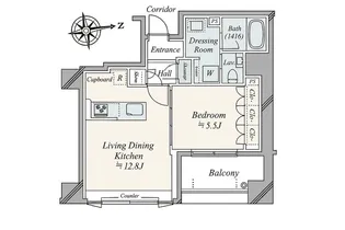 シャリエ神宮外苑【2階】の間取り