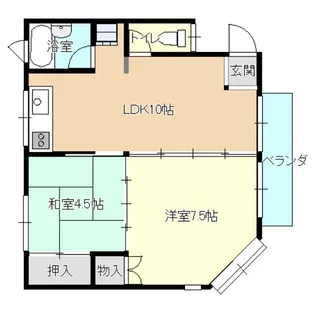 キャスル星州【2階】の間取り